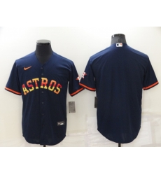 Men Houston Astros Blank 2022 Navy Cool Base Stitched Jerse