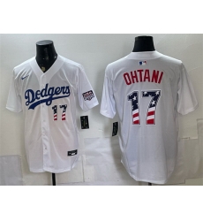 Men Los Angeles Dodgers 17 Shohei Ohtani White 250 Fourth of July Home Stitched Baseball Jersey Men Los Angeles Dodgers 17 Shohei Ohtani White 250 Fourth of July Home Stitched Baseball Jersey