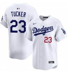 Men Los Angeles Dodgers Kyle Tucker White 2026 Home Limited Stitched Baseball Jersey Men Los Angeles Dodgers Kyle Tucker White 2026 Home Limited Stitched Baseball Jersey