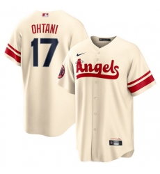 Youth Los Angeles Angels 17 Shohei Ohtani 2022 Cream City Connect Stitched Jerseys