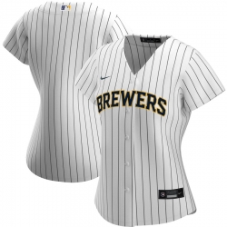 Milwaukee Brewers Nike Women Alternate 2020 MLB Team Jersey White Navy