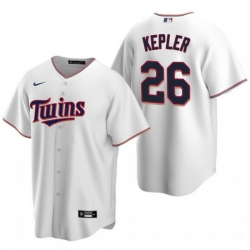 Men Minnesota Twins 26 Max Kepler White Cool Base Stitched Jerse