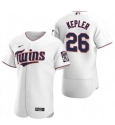 Men Minnesota Twins 26 Max Kepler White Flex Base Stitched Jerse