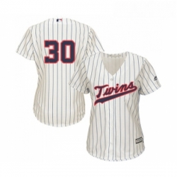 Womens Minnesota Twins 30 Kennys Vargas Replica Cream Alternate Cool Base Baseball Jersey