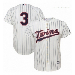 Youth Majestic Minnesota Twins 3 Harmon Killebrew Authentic Cream Alternate Cool Base MLB Jersey