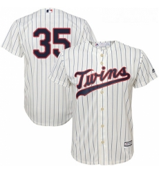 Youth Majestic Minnesota Twins 35 Michael Pineda Replica Cream Alternate Cool Base MLB Jersey 