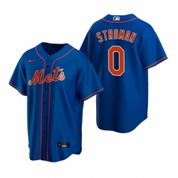 Mens Nike New York Mets 0 Marcus Stroman Royal Alternate Stitched Baseball Jersey