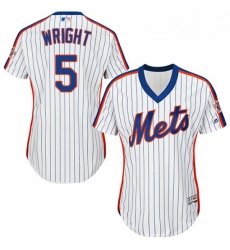 Womens Majestic New York Mets 5 David Wright Replica White Alternate Cool Base MLB Jersey