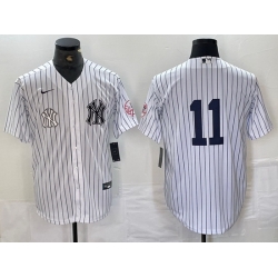 Men New York Yankees 11 Anthony Volpe White Cool Base Stitched Baseball JerseyS 12