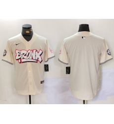 Men New York Yankees Blank The Bronx Graffiti V2 Vapor Limited Stitched Baseball Jersey