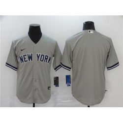 Yankees Blank Gray 2020 Nike Cool Base Jersey