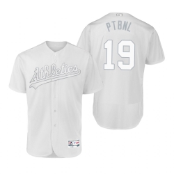 Oakland Athletics Josh Phegley Ptbnl White 2019 Players Weekend MLB Jersey