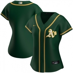 Oakland Athletics Nike Women Alternate 2020 MLB Team Jersey Green