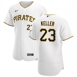 Pittsburgh Pirates 23 Mitch Keller Men Nike White Home 2020 Authentic Player MLB Jersey