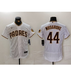 Men San Diego Padres 44 Joe Musgrove White 2024 Home Limited Stitched Baseball Jersey 5 814