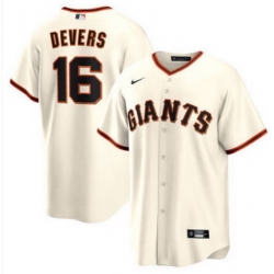 Men San Francisco Giants 16 Rafael Devers Ice Cream Cool Base Stitched Baseball Jersey