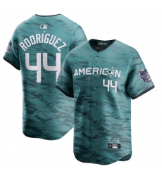 Men Seattle Mariners 44 Julio Rodriguez Teal 2023 All Star Cool Base With Patch Stitched Baseball Jersey