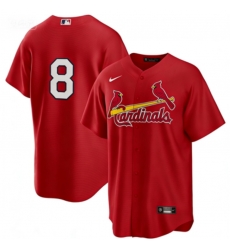 Men ST. LOUIS CARDINALS #8 No Name Red Cool Base Stitched MLB Jersey Men ST. LOUIS CARDINALS #8 No Name Red Cool Base Stitched MLB Jersey