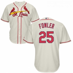 Youth Majestic St Louis Cardinals 25 Dexter Fowler Authentic Cream Alternate Cool Base MLB Jersey