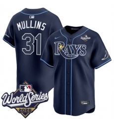 Men Tampa Bay Rays  31 Cedric Mullins Navy 2026 World Series Limited Stitched Baseball Jersey