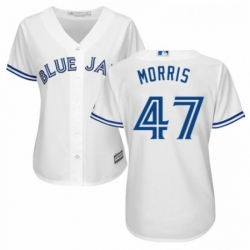 Womens Majestic Toronto Blue Jays 47 Jack Morris Authentic White Home MLB Jersey 