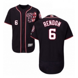 Mens Majestic Washington Nationals 6 Anthony Rendon Navy Blue Alternate Flex Base Authentic Collection MLB Jersey