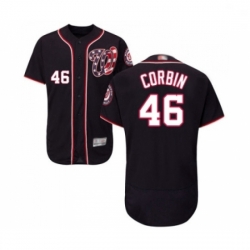 Mens Washington Nationals 46 Patrick Corbin Navy Blue Alternate Flex Base Authentic Collection Baseball Jersey