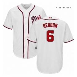 Youth Majestic Washington Nationals 6 Anthony Rendon Replica White Home Cool Base MLB Jersey