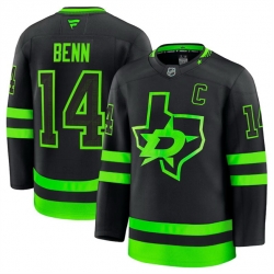 Men Dallas Stars Active Player Custom Black 2024 25 Alternate Stitched Hockey Jersey