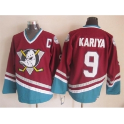 NHL Anaheim Ducks #9 kariya red jerseys restore ancient ways