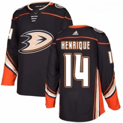 Youth Adidas Anaheim Ducks 14 Adam Henrique Authentic Black Home NHL Jersey 