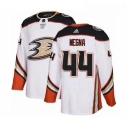 Youth Adidas Anaheim Ducks 44 Jaycob Megna Authentic White Away NHL Jersey 