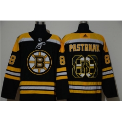 Bruins 88 David Pastrnak Black Adidas Fashion Jersey