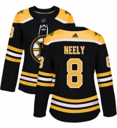 Womens Adidas Boston Bruins 8 Cam Neely Authentic Black Home NHL Jersey 