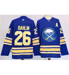 Men Buffalo Sabres 26 Rasmus Dahlin Blue 2024 25 Stitched Jersey