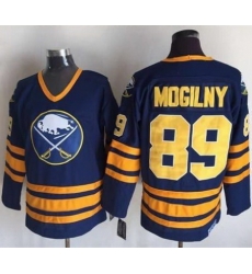 Sabres #89 Alexander Mogilny Navy Blue CCM Throwback Stitched NHL Jersey