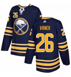 Youth Adidas Buffalo Sabres 26 Thomas Vanek Premier Navy Blue Home NHL Jersey 