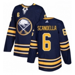 Youth Adidas Buffalo Sabres 6 Marco Scandella Premier Navy Blue Home NHL Jersey 