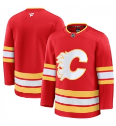 Men Calgary Flames Blank Red 2024 25 Home Stitched Hockey Jersey