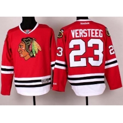 Chicago Blackhawks 23 Kris Versteeg Red Hockey NHL Jerseys