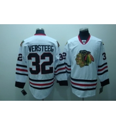 Chicago Blackhawks 32 Kris versteeg white Jersey