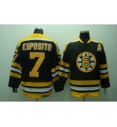 Chicago Blackhawks 7 phil esposito black Jerseys CCM