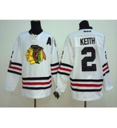 NHL Chicago Blackhawks #2 Duncan Keith 2015 Winter Classic White Jerseys