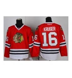 NHL Jerseys Chicago Blackhawks #16 kruger red[kruger]