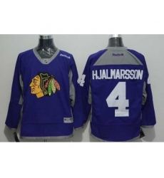 nhl jerseys chicago blackhawks #4 hjalmarsson purple