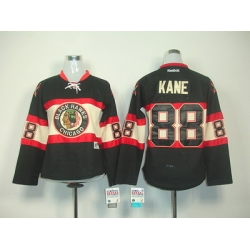 Women Chicago Blackhawks #88 KANE WINTER CLASSIC Black