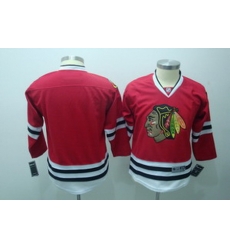 Chicago Blackhawks blank red Youth jerseys