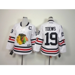 NHL Youth chicago blackhawks #19 Jonathan Toews white jerseys(2015 new classic)