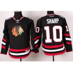 Youth Chicago Blackhawks 10 Patrick Sharp Black 2014 Stadium Series Jersey