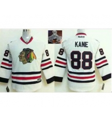 youth nhl jerseys chicago blackhawks #88 kane white[2015 Stanley cup champions]